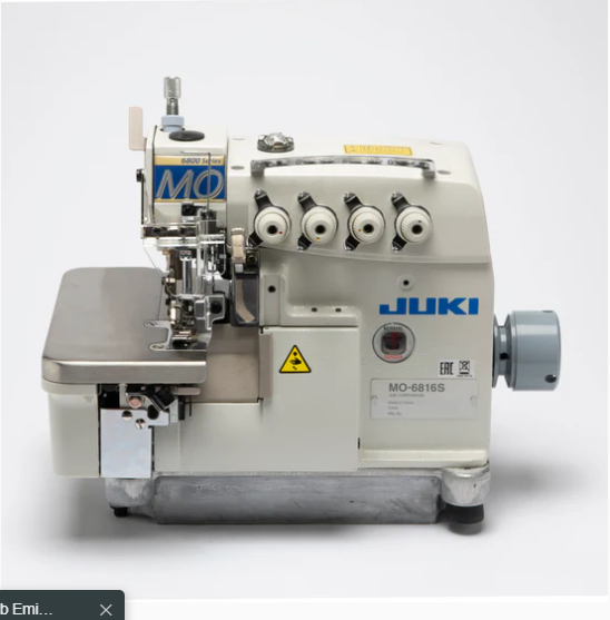 Juki MO6804S-0E4-30H 1 Needle 3 Thread Overlock With Servo Motor