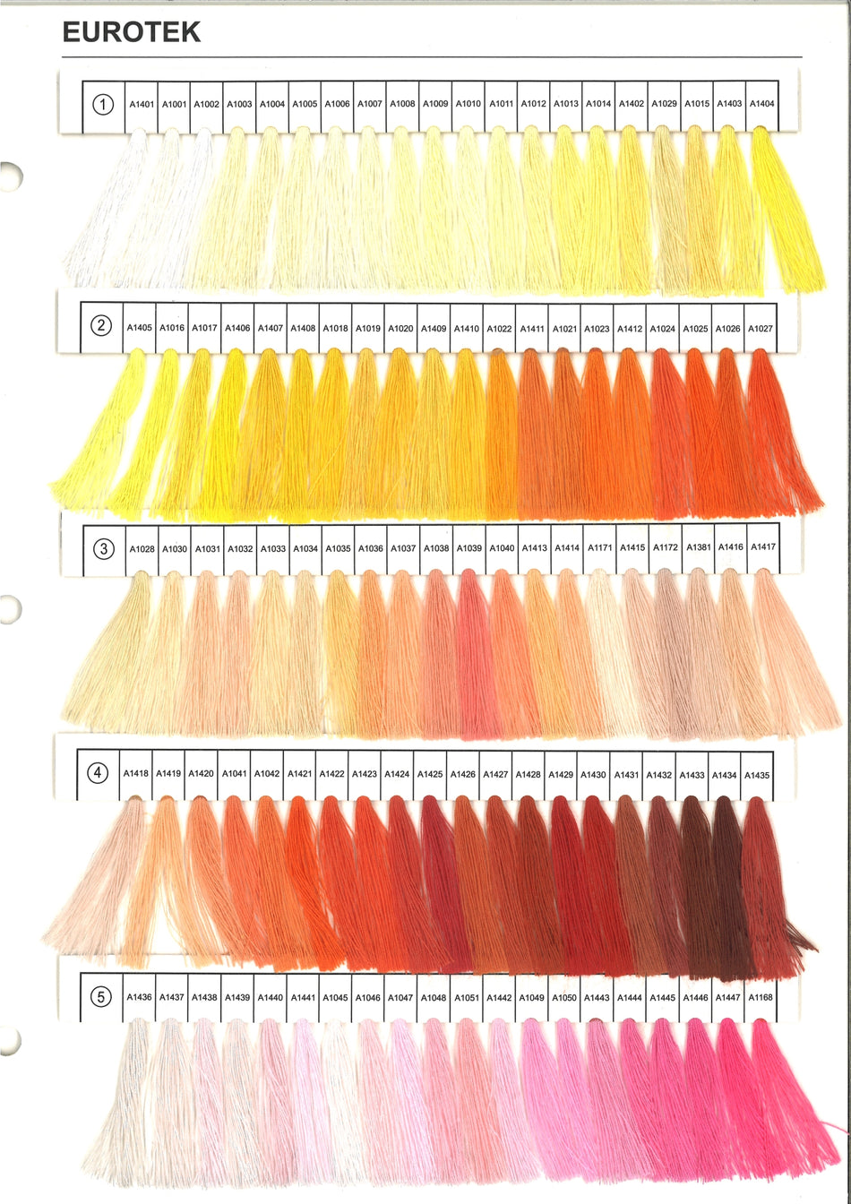 EUROTEK Sewing Thread 100% Trilobal Polyester 5000yrd per cone  minimun 12 cones