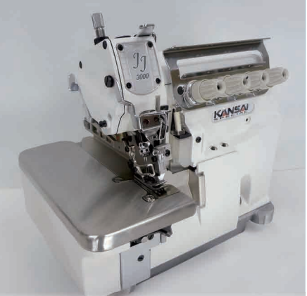 Kansai JJ3014GH-01M-2X4/DM/VT/VDC 2 Needle 4 Thread Overlock M/C  With Hoshing Direct Drive Motor, Vertical Chain Cutter And Suction (Venturi Device) & Auto Presser Foot Lift