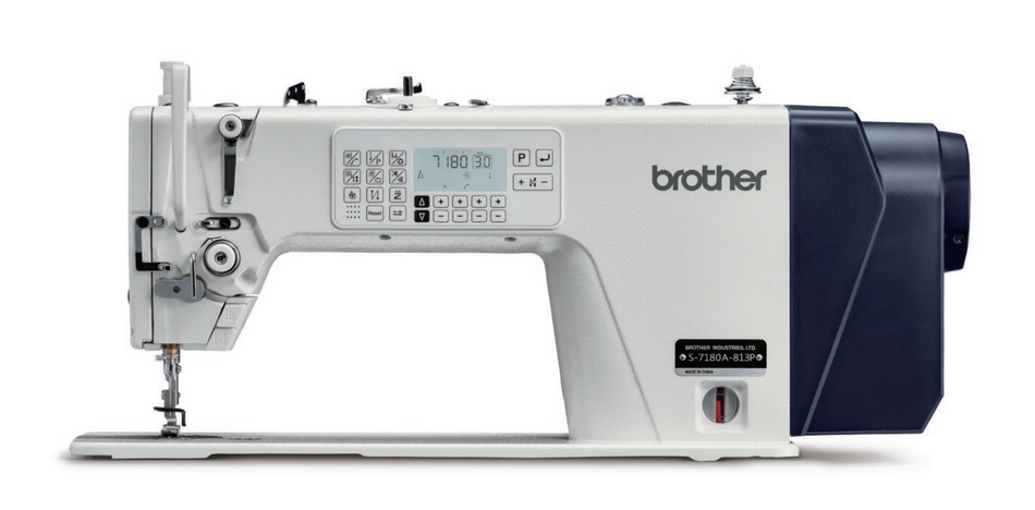 Brother S-7180-813 1 Needle D/ Drive Lockstitch With Digital Pitch Feeding, Auto Thread Trimmer (double knife), Foot Lift & Usb