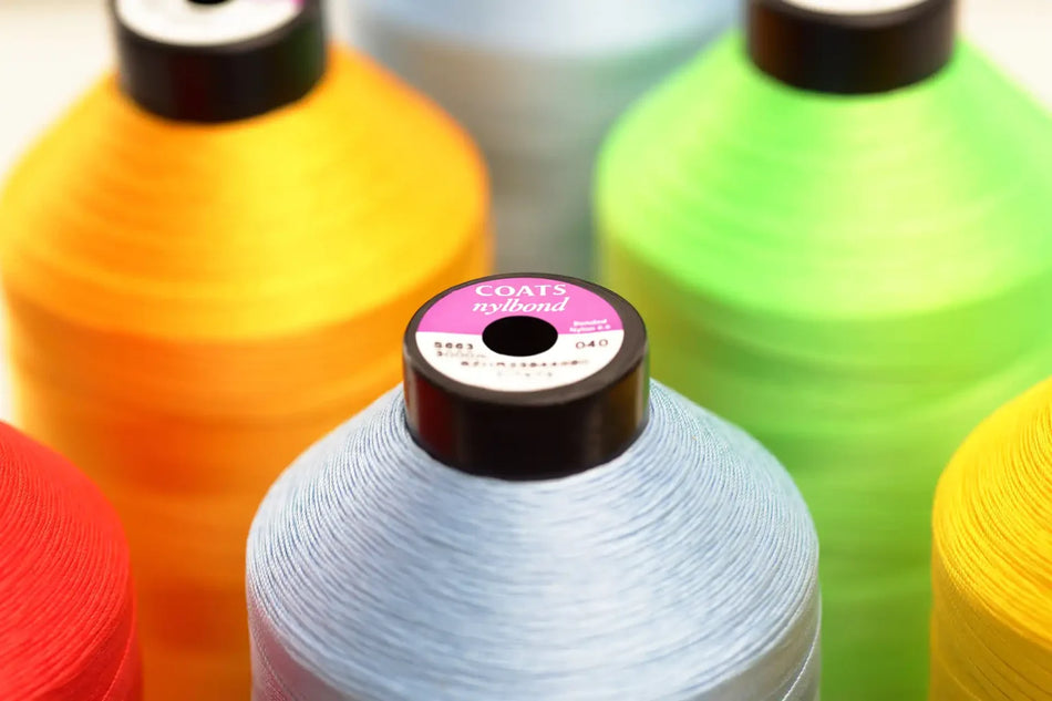 Coats® Nylbond™ Bonded nylon thread provides superior abrasion resistance in the sewn product.